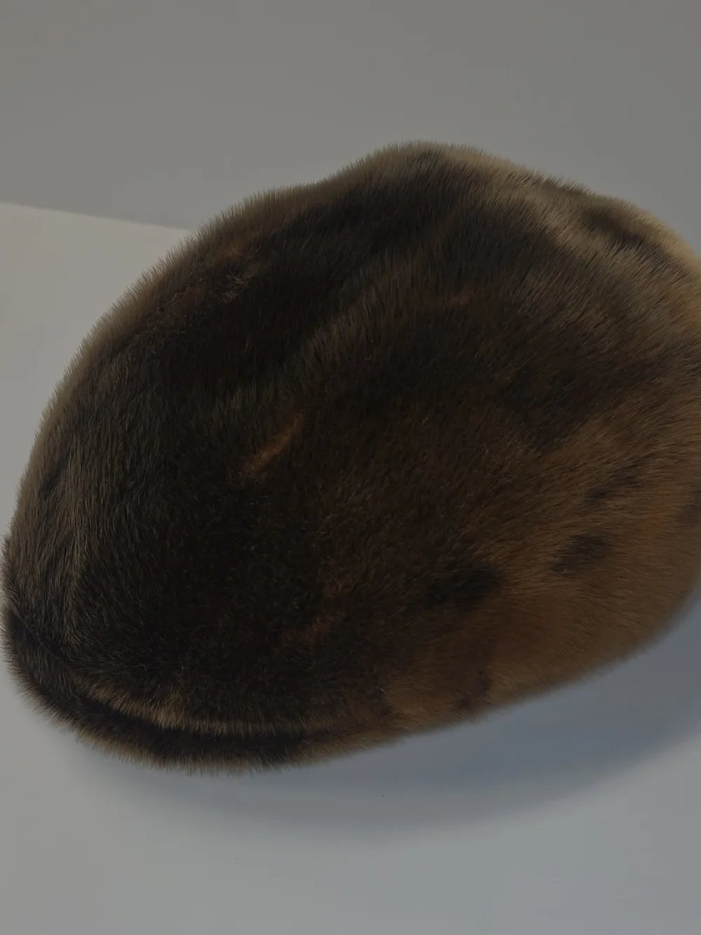 Men's Brown Fur Grooming Cap